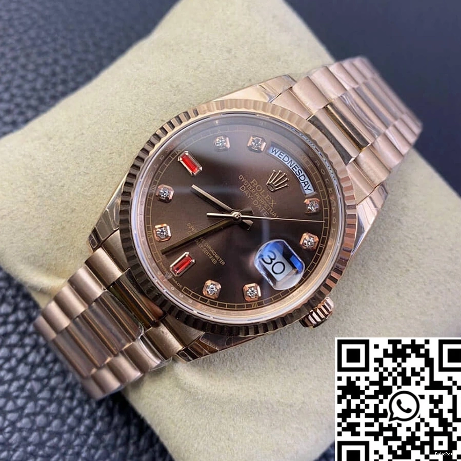 Day Rolex Factory Gold Rose Date EW 118235 0927